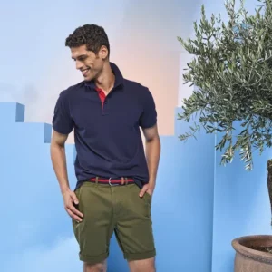 Men´s Classic Fit Contrast Polo