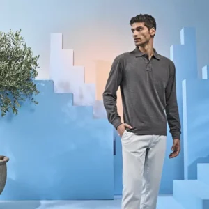 Men´s Classic Fit Long Sleeved Polo