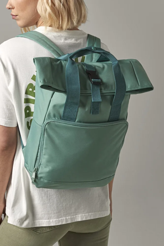 Twin Handle Roll-Top Backpack