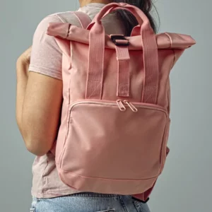 Recycled Mini Twin Handle Roll-Top Backpack