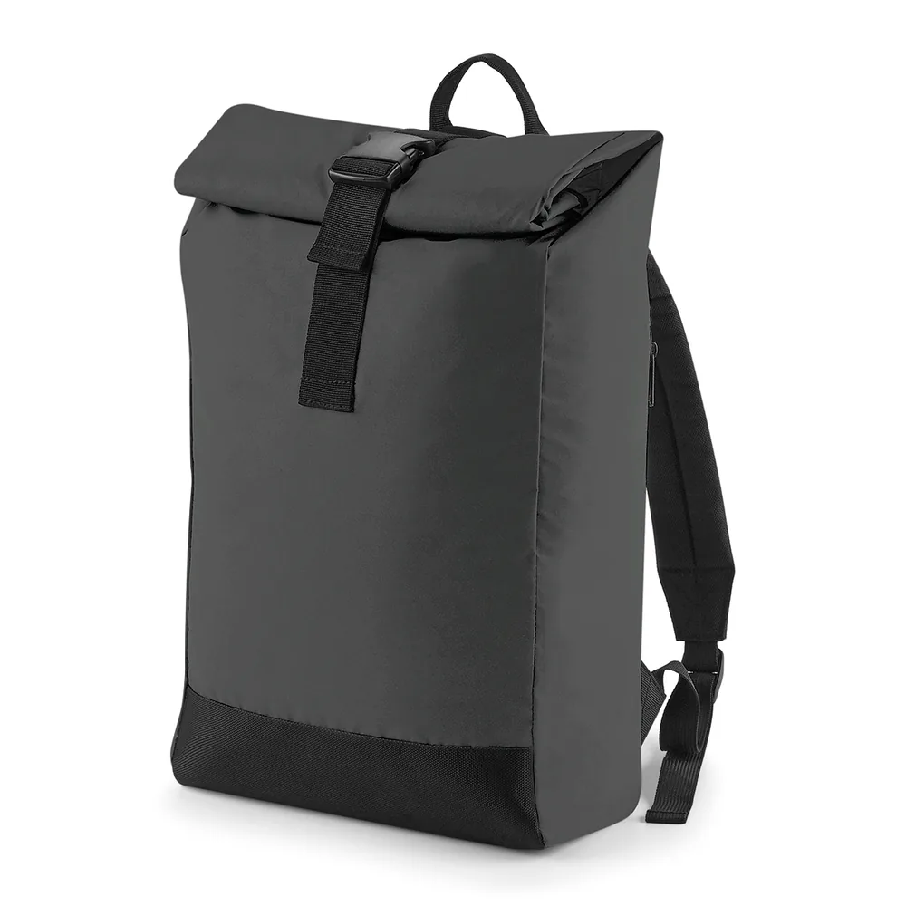 Reflective Roll-Top Backpack – Image 2