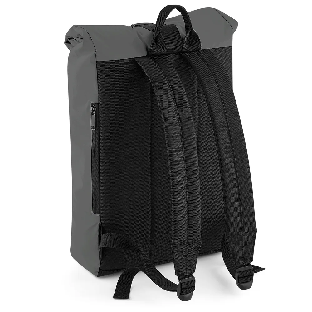 Reflective Roll-Top Backpack – Image 3
