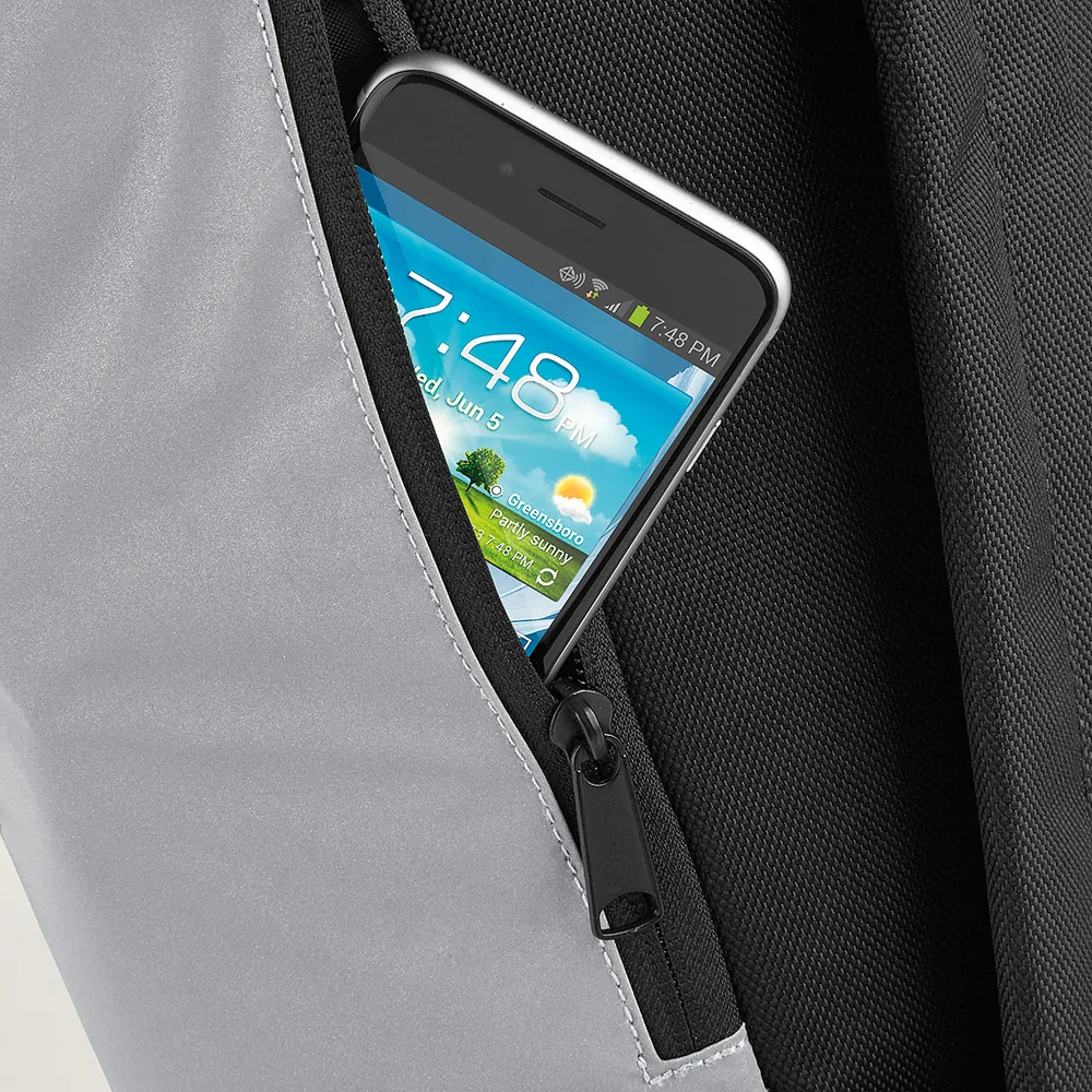 Reflective Roll-Top Backpack – Image 4