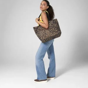 Leopard Print Carryall Bag