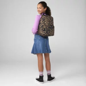 Leopard Print Mini Backpack