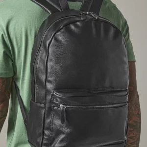 Faux Leather Fashion Backpack