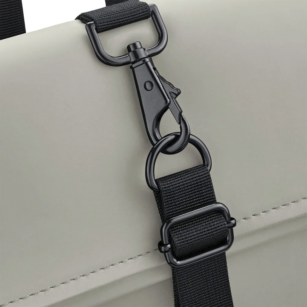 Matte PU Roll-Top Backpack – Image 4