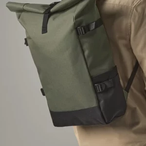 Block Roll-Top Backpack