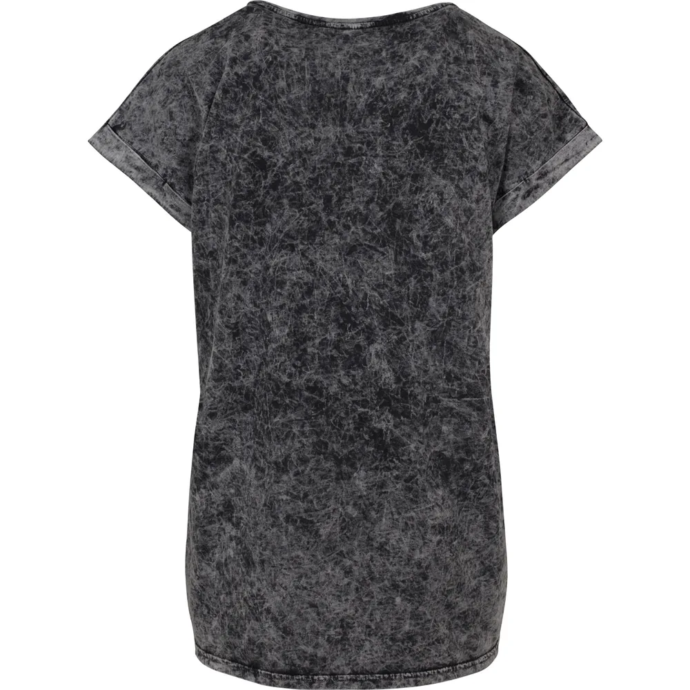 Ladies´ Acid Washed Extended Shoulder Tee – Image 3