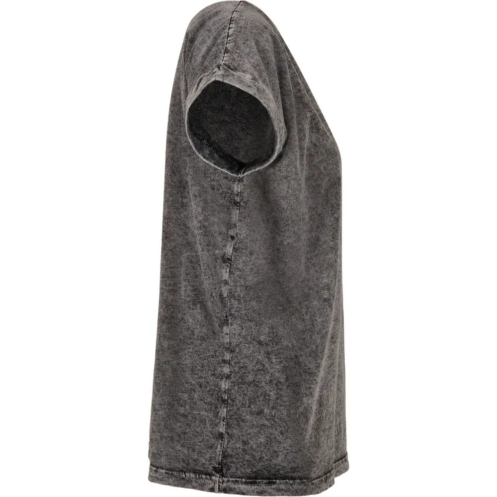 Ladies´ Acid Washed Extended Shoulder Tee – Image 5