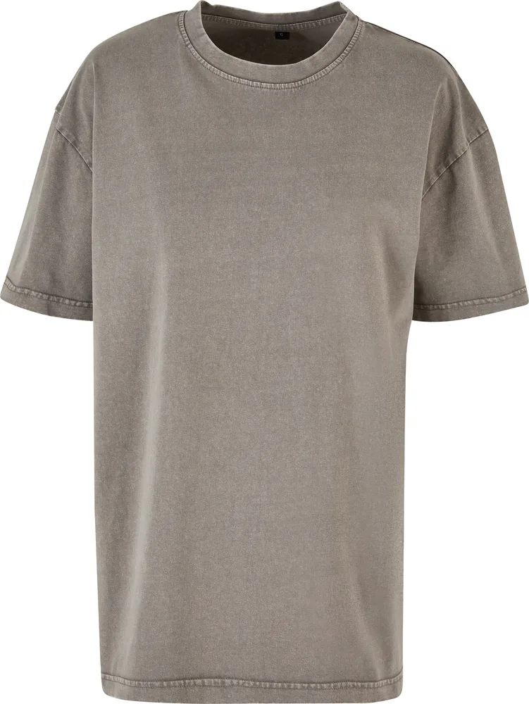 Ladies Oversized Acid Wash Tee – Image 2