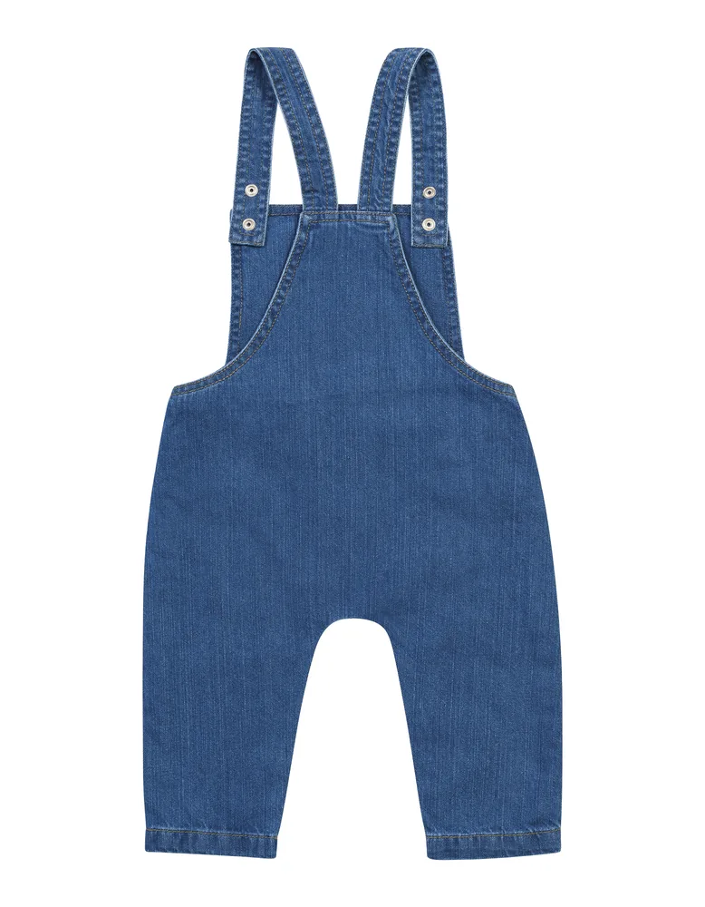Baby Rocks Denim Dungarees – Image 3