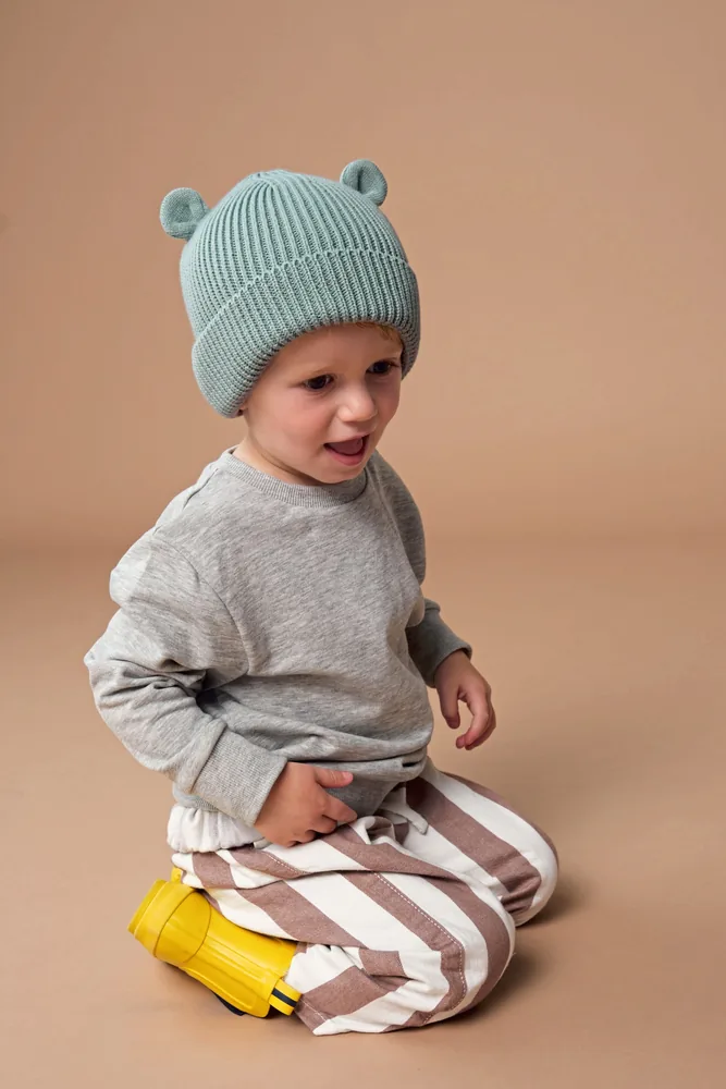 Organic Baby Bear Beanie