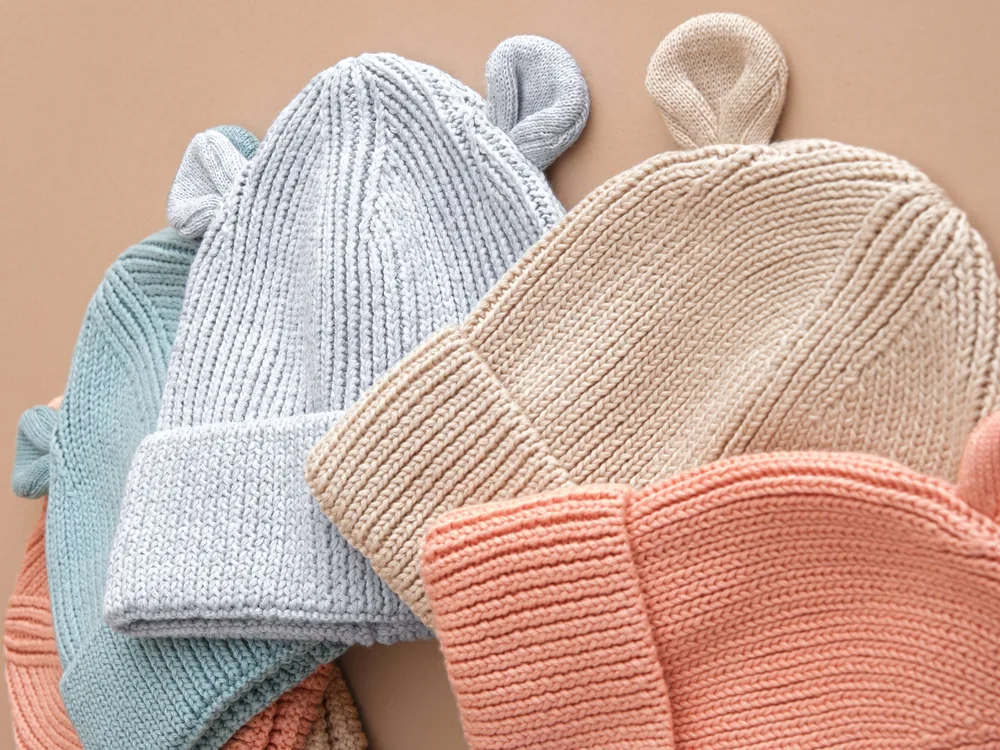 Organic Baby Bear Beanie – Image 3