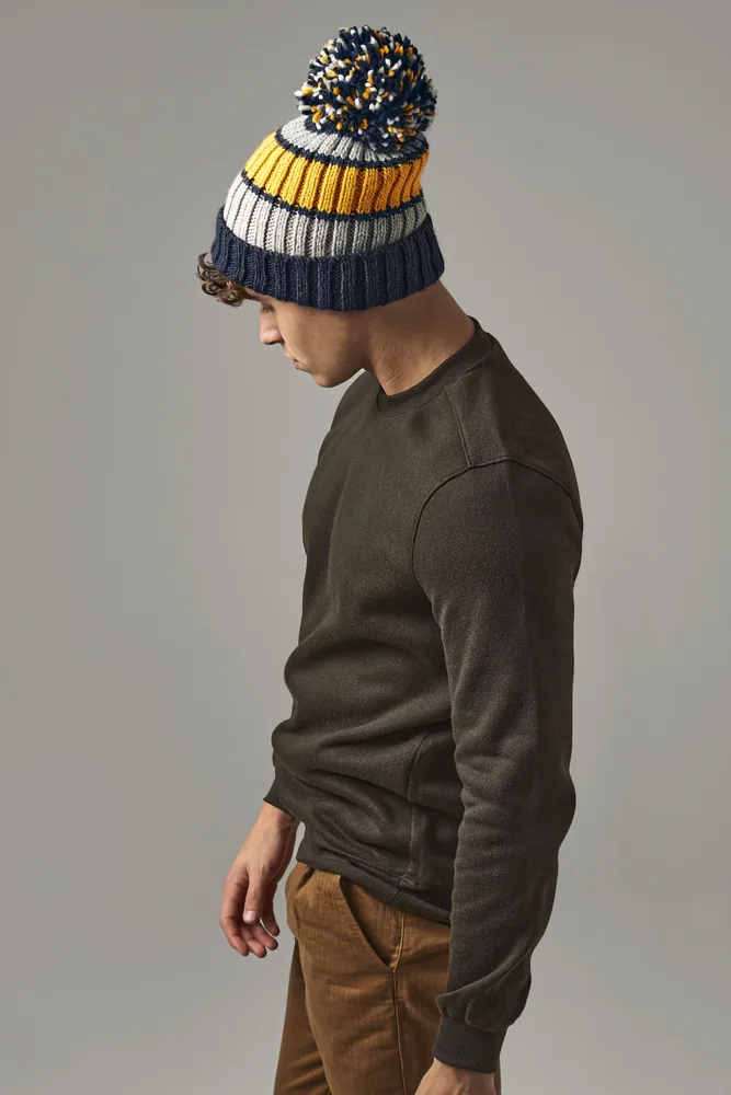 Hygge Striped Beanie