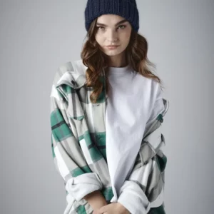 Verbier Faux Fur Pop Pom Chunky Beanie
