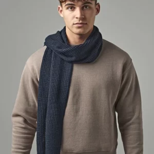 Classic Waffle Knit Scarf