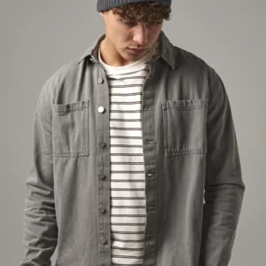 Organic Cotton Engineered Patch Beanie