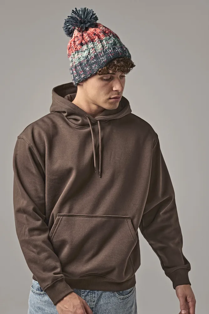 Corkscrew Pom Pom Beanie