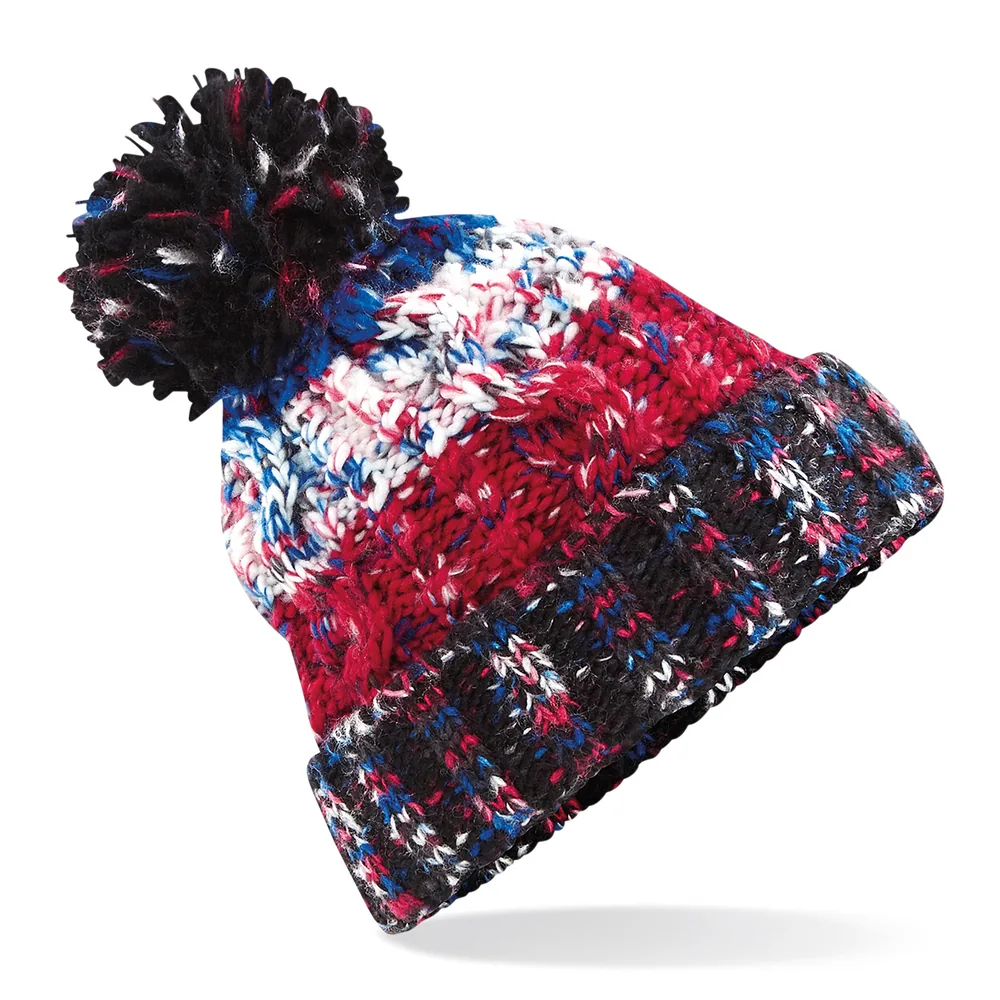 Corkscrew Pom Pom Beanie – Image 2