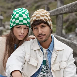 Checkerboard Beanie
