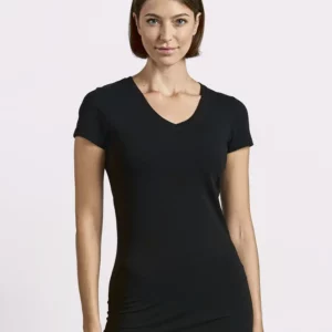 Women´s Slim Fit V-Neck-T Long
