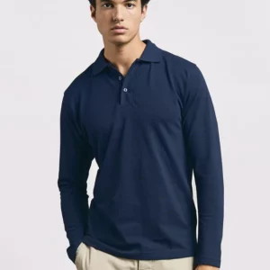 Men´s Heavy Polo Long Sleeve