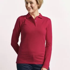 Women´s Heavy Polo Long Sleeve