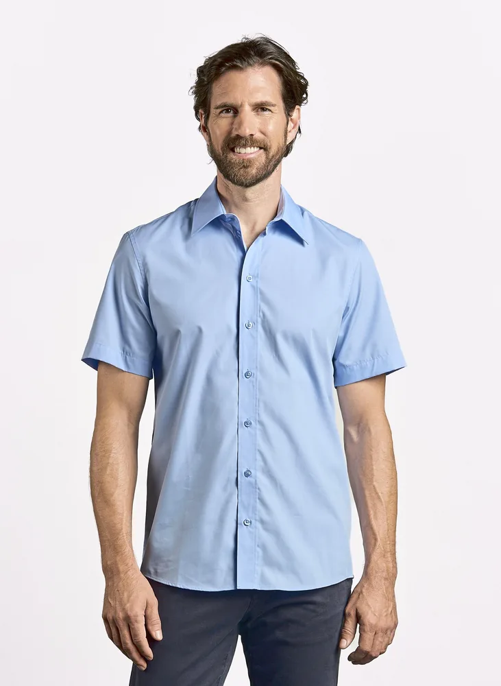 Men´s Poplin Shirt Short Sleeve