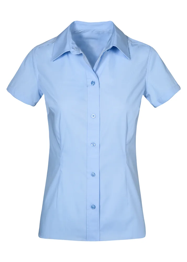 Women´s Poplin Shirt Short Sleeve – Image 2