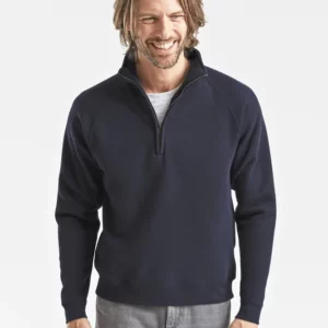Premium Zip Neck Raglan Sweat