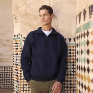 Iconic Premium Zip Neck Sweat