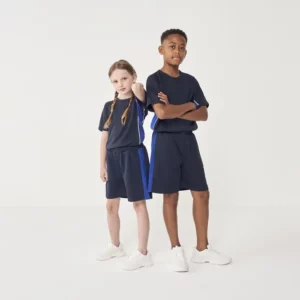 Kids Knitted Shorts with Zip Pockets