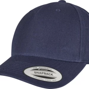 YP Classics 5-Panel Premium Curved Visor Snapback Cap
