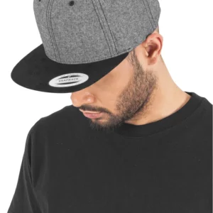 Chambray-Suede Snapback