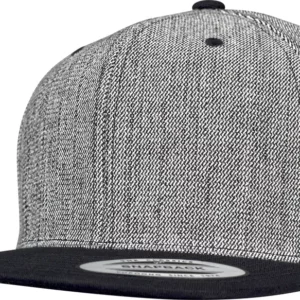 Melange Solid Snapback