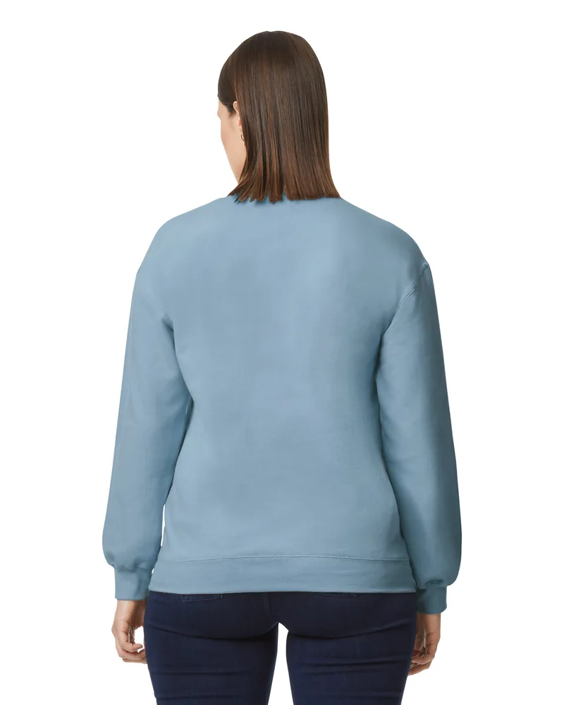 Softstyle® Midweight Fleece Adult Crewneck Sweatshirt – Image 3