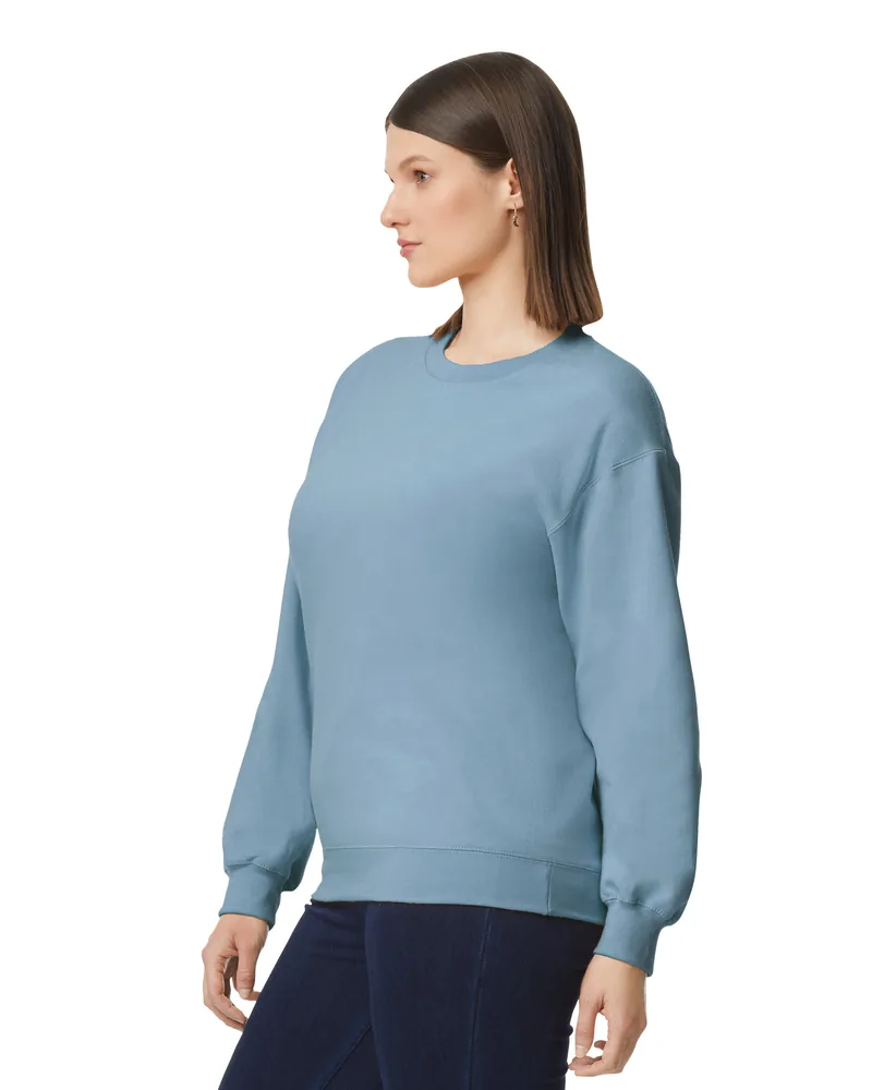 Softstyle® Midweight Fleece Adult Crewneck Sweatshirt – Image 4