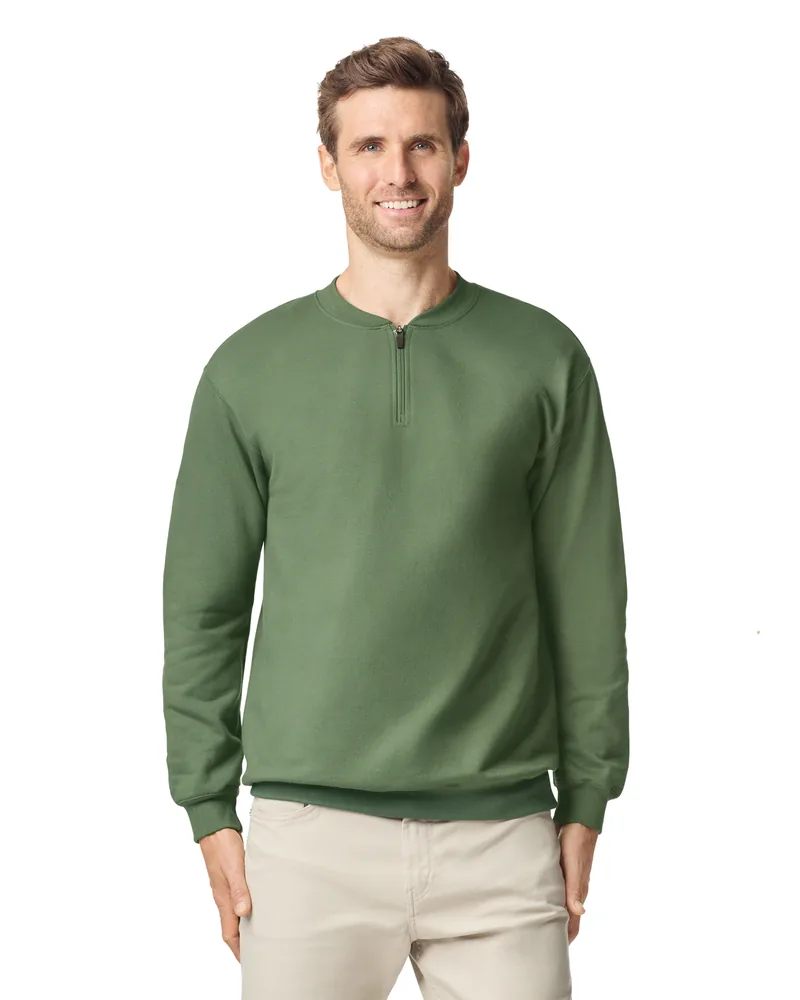 Softstyle® Midweight Adult Fleece 1/4 Zip Sweatshirt – Image 2