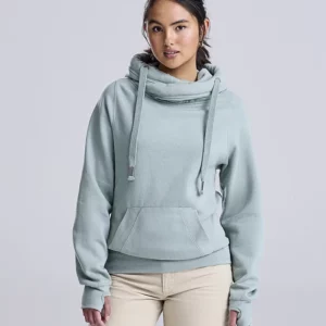 Cross Neck Hoodie