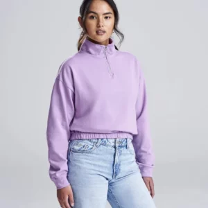 Women´s Cropped 1/4 Zip Sweat