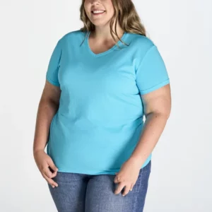 Ladies´ Curves T-Shirt V-Neck