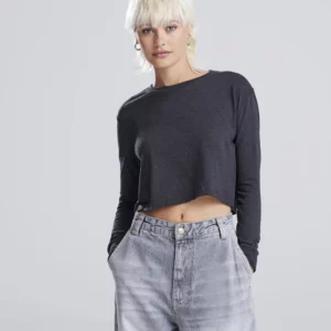 Women´s Long Sleeve Cropped T