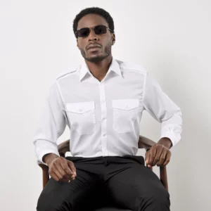 Men´s Tailored Fit Pilot Shirt Long Sleeve