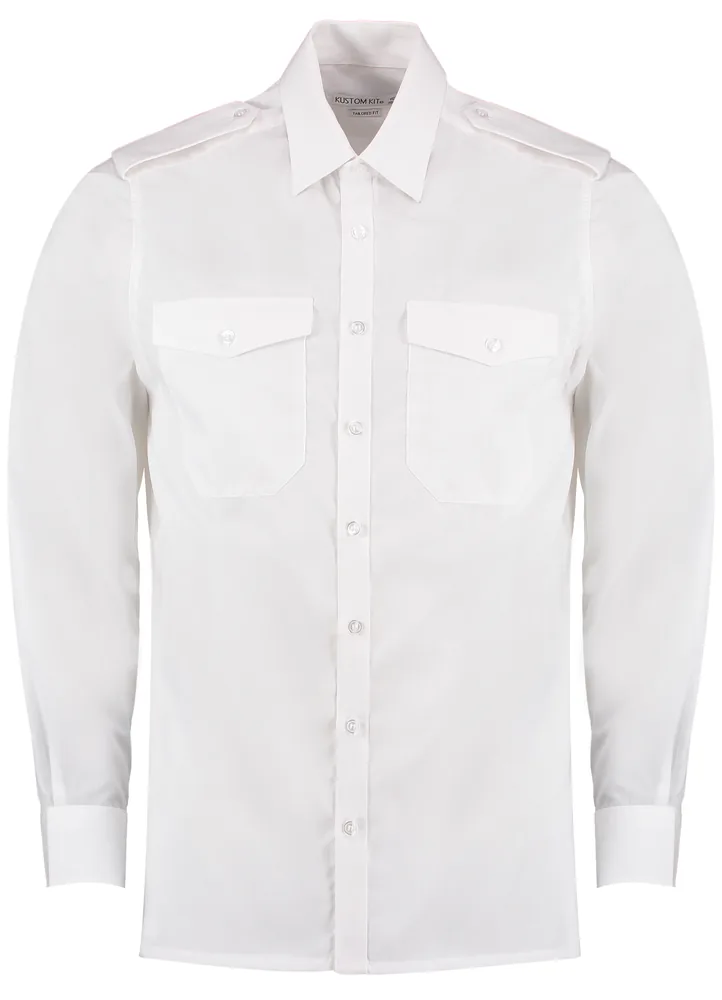 Men´s Tailored Fit Pilot Shirt Long Sleeve – Image 2
