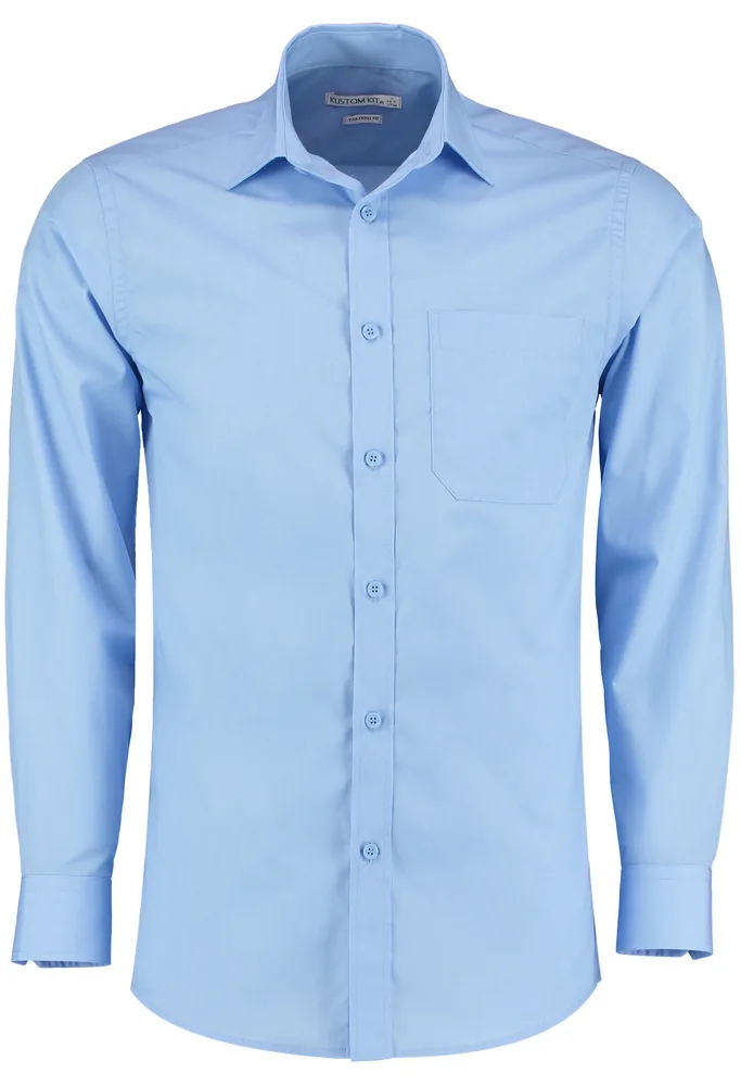Men´s Tailored Fit Poplin Shirt Long Sleeve – Image 2