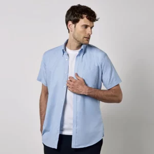 Men´s Slim Fit Workwear Oxford Shirt Short Sleeve