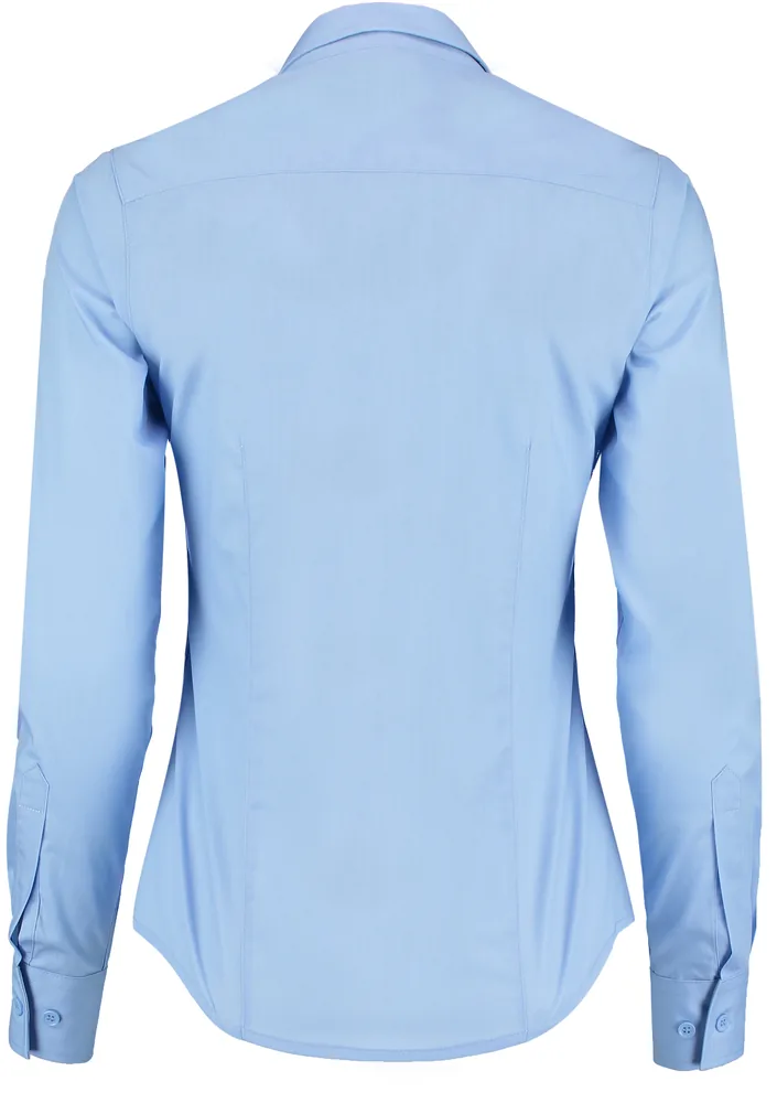 Women´s Tailored Fit Poplin Shirt Long Sleeve – Image 3
