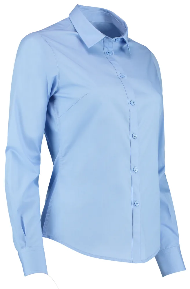 Women´s Tailored Fit Poplin Shirt Long Sleeve – Image 4