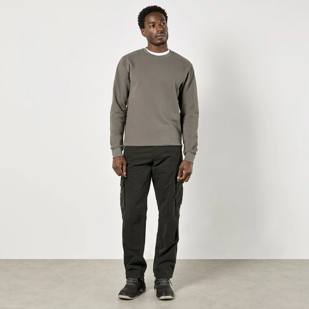 Regular Fit Pique Sweatshirt